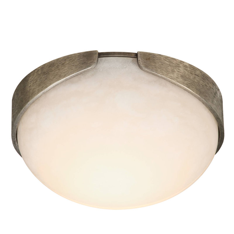 Elara Mini Flush Mount, White Bronze