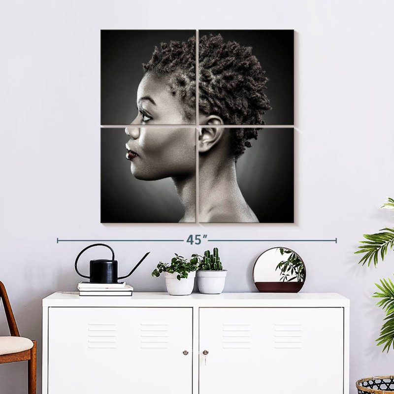 Cheveux naturels, H 32 po x l 32 po