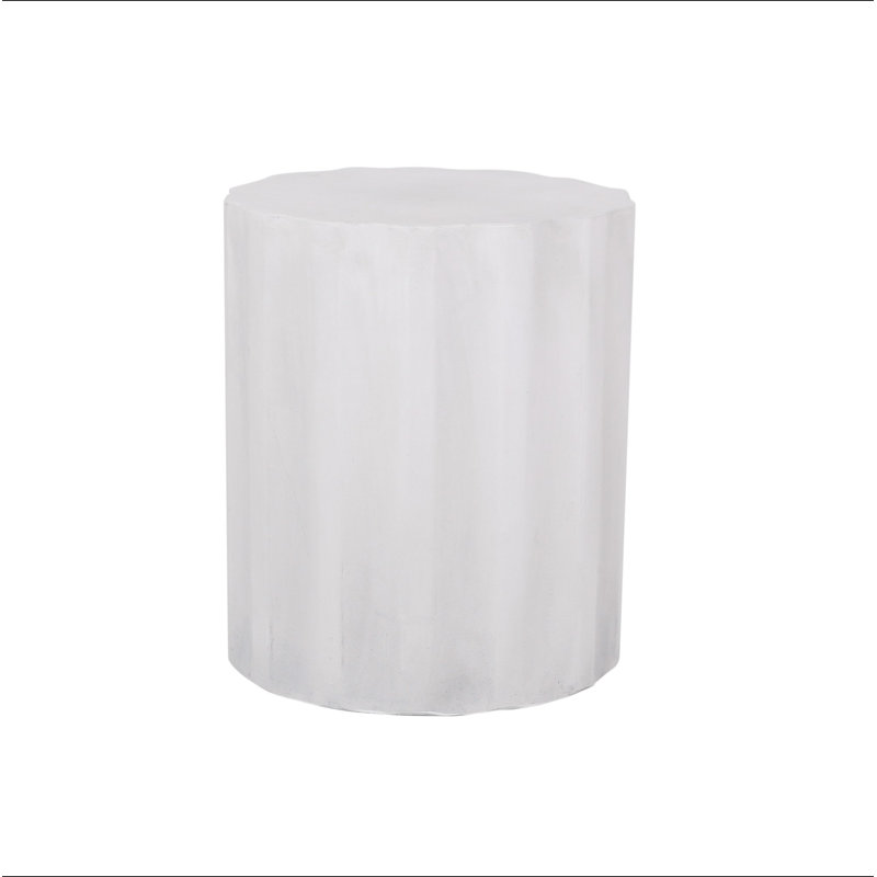 Table d'appoint d'extérieur en béton léger