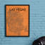 Las Vegas City Map 1 Piece Wall Art-484191975