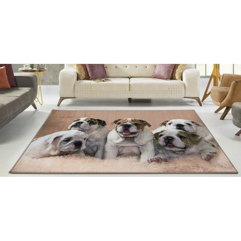 Banjarmasin Animal Print Area Rug, Rectangle 120 x 172 cm