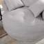 Canapé simple en chenille avec coussins-276592523