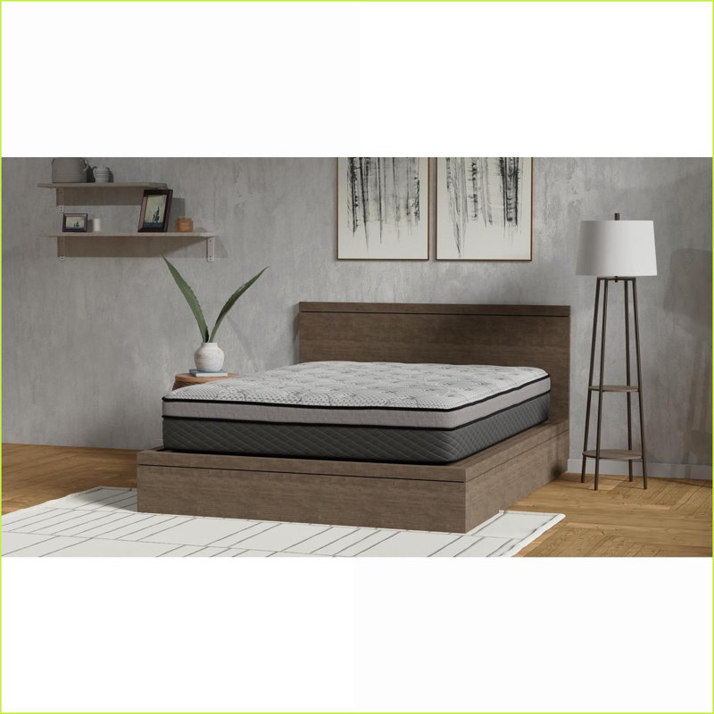 Matelas, matelas ferme ferme de 12 pouces avec mousse de gel rafraîchissante et amp; Ressorts ensachés | Mousse et ressort | Très grand