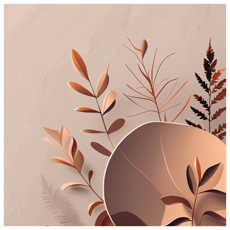 Jeté en molleton Leaves - Jetés naturels pour canapés ou lits, 50 po L x 60 po H