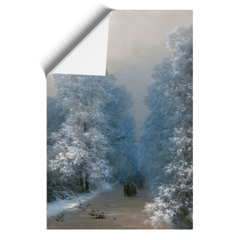 Winter Landscape by Ivan Aivazovsky - Frameless Print, 30cm H x 21cm W x 0.1cm D