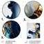 Décoration murale abstraite géométrique en marbre doré et bleu I - marbre abstrait-113370291