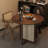 Walnut Round Solid Wood Dining table-1945318533