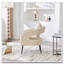 Chaise d'appoint rembourrée en velours-1167753842