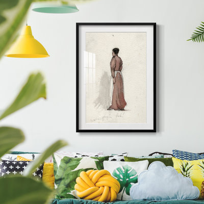 Vintage Sketch XLVII -Framed Print