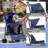 Foldable Lightweight Pet Stroller for Cats & Dogs 4-Wheel Standard Trolley for Pets-93312233