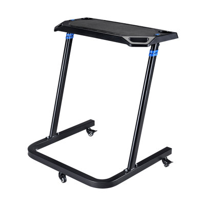 Rad Sportz Adjustable Bike Desk - Rolling Laptop Cart for Stationary Bike or Trainer - Exercise While Working or Watching TV - Standing Desk
