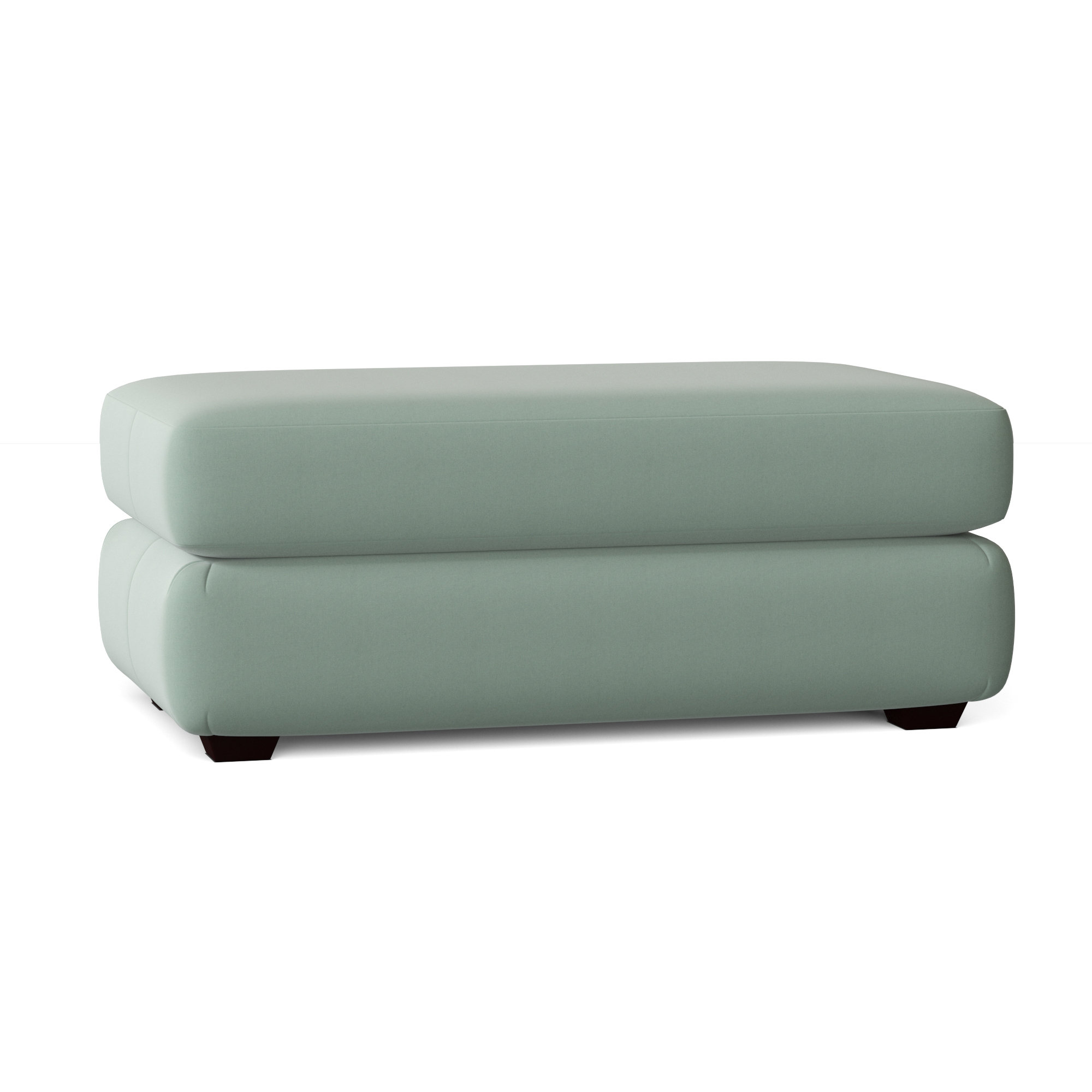 Emilio Upholstered Ottoman, Bayou Spray