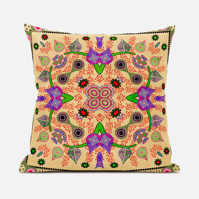 Polyester Throw Square Pillow Cover & Insert