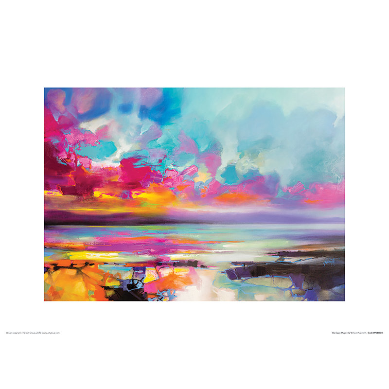 Da Capo Magenta by Scott Naismith - No Frame Print, 30cm H x 40cm W x 0.1cm D