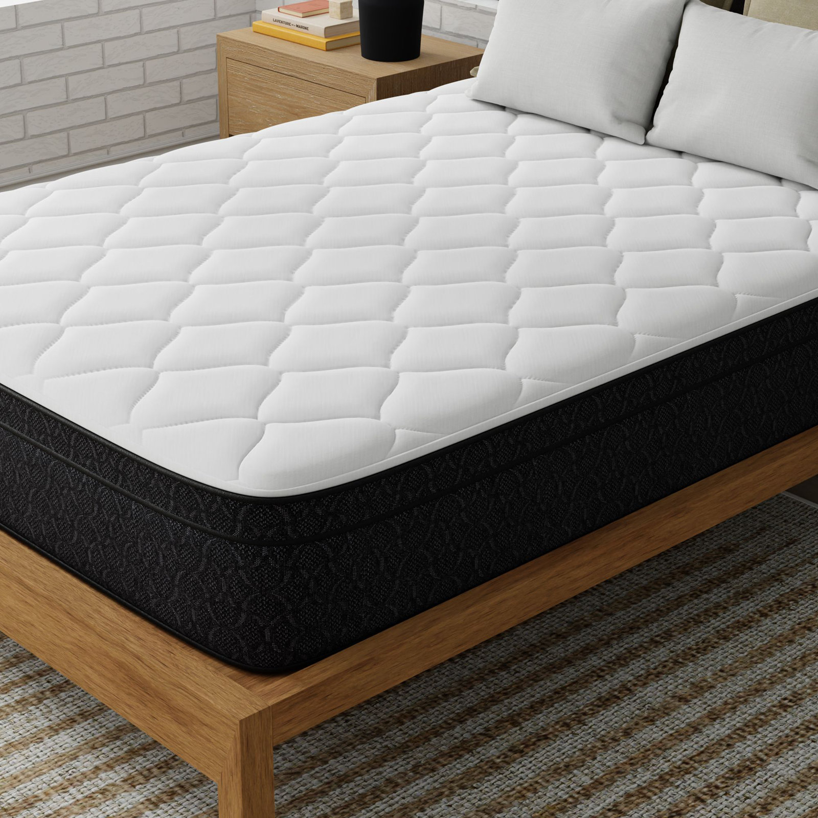 12" Medium Pillow Top Hybrid Mattress, King, 12''
