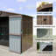 8 ft. W x 6 ft. D Metal Portable Storage Shed-96151486