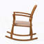 Chaise à bascule avec coussin