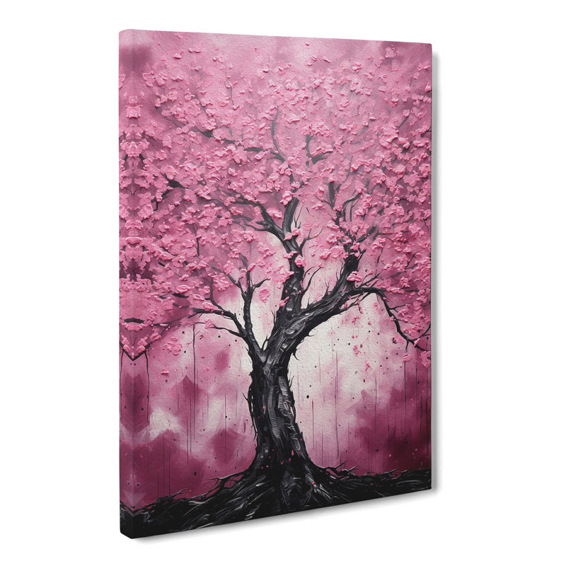 Cherry Blossom Tree Expressionism No.2 - Print, 60cm H x 40cm W x 3cm D