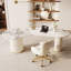 Bureau blanc Freeform Stone-1633151712
