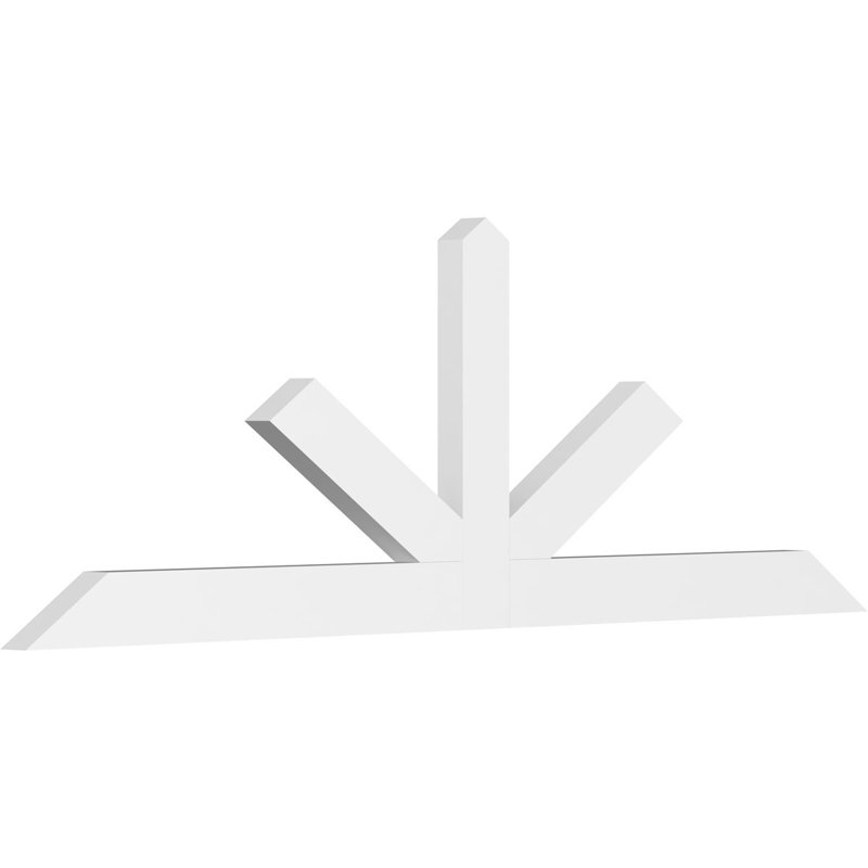 Support à pignon Saratoga, H 24 po x l 72 po (pas: 8/12), P 4 po x F 6 po, Signature uréthane