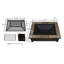 Hamilton Steel Wood Burning Fire Pit Table