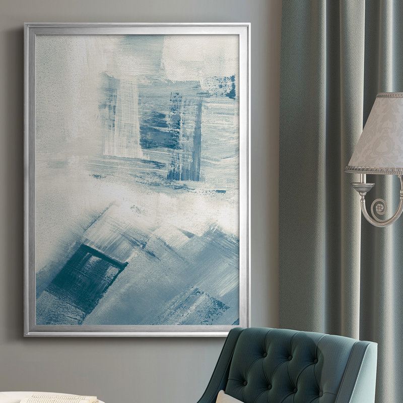 Wind Blown II Silver Framed Abstract Print