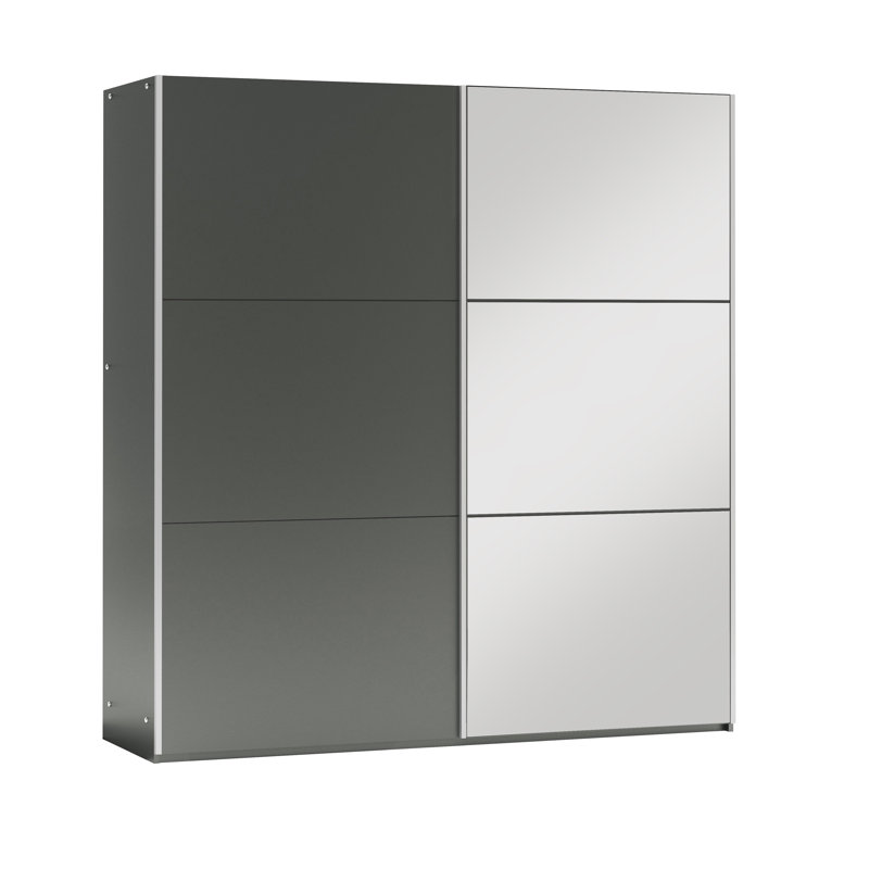 Biondo Manufactured Wood Wardrobe, Graphite Matt