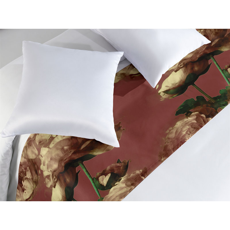 Foulard Ambesonne Peony, Très grand lit