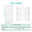 Interior Door Slab with Frame - 10 Lite Clear Glass White MDF Door, Prehung-Style Door Kit with Pre-installed Hinges, Locking Silver Handle Included, No Pre-drilled Holes-125132398-125132399