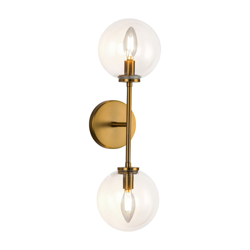 Learco 2 - Light Bath Sconce, Aged Gold