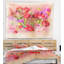 Tapisserie d’illustration de craie florale roses-28488685