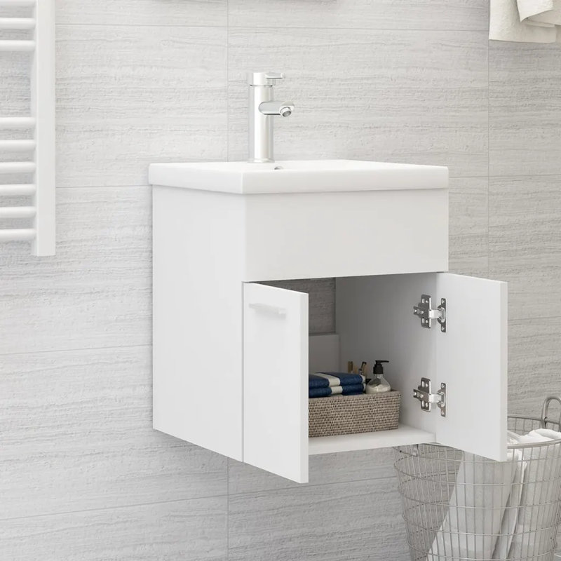 Mahjabeen 41cm Bathroom Vanity Base Only, White