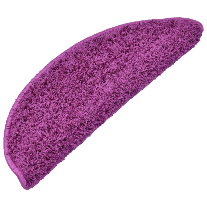 Stair Mats Violet, Semi-Circle 10.65cm x 25cm