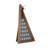 Freestanding Tree Shaped Christmas Advent Calendar With Wreath Magnet