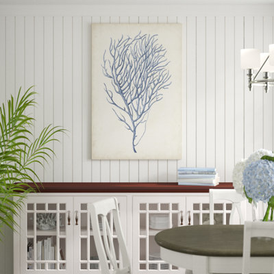 Indigo Coral VI by Vision Studio - Painting on Canvas