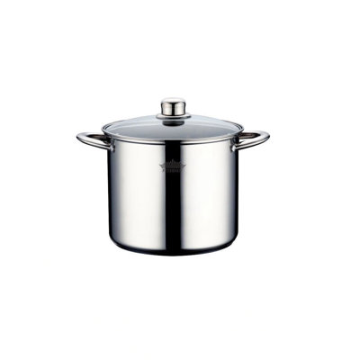 Marmite en acier inoxydable avec couvercle 12,6 pte / 12 L Peteroff
