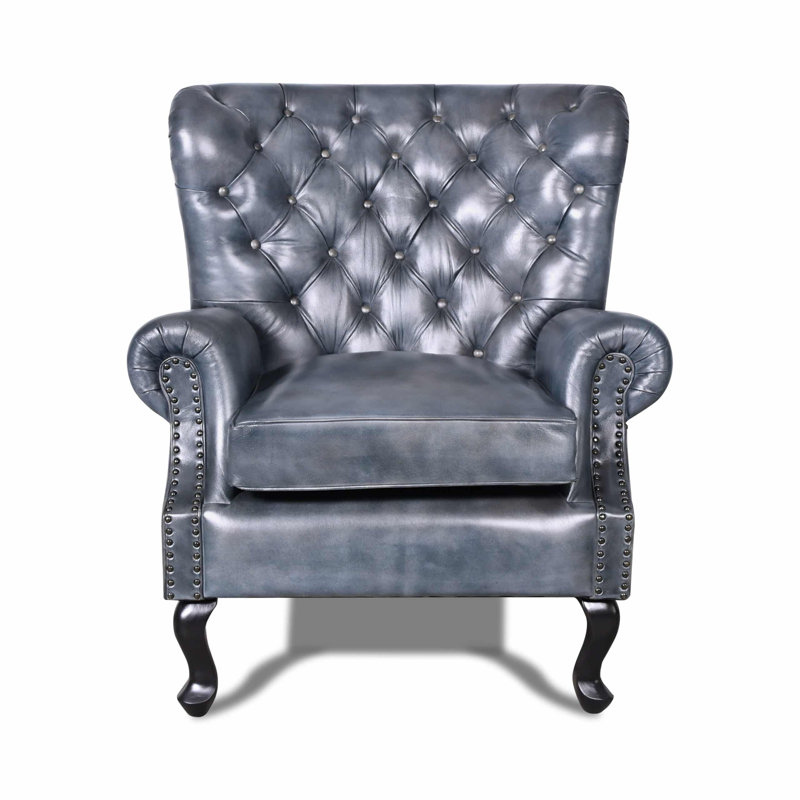 Baltz Upholstered Armchair, Grey