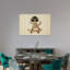 Cool Cat Skater Playful Retro Cat Wall Art Print 1 Piece Wrapped Canvas Wall Art-1067333459