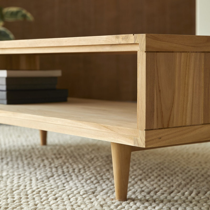 Jonàk Solid Wood Coffee Table, Teak