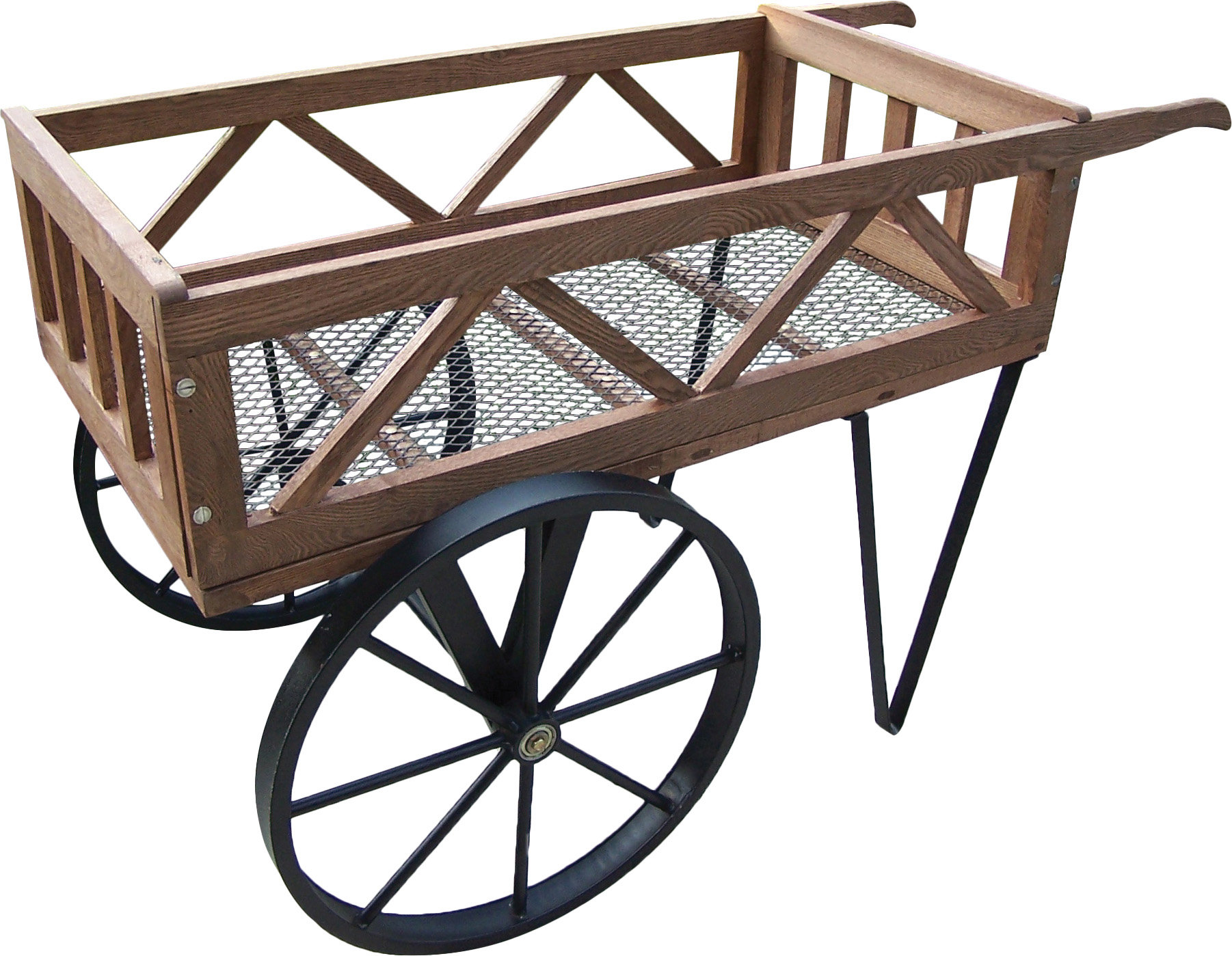 Gracie Oaks Hermogenes Metal Wheelbarrow Planter & Reviews | Wayfair