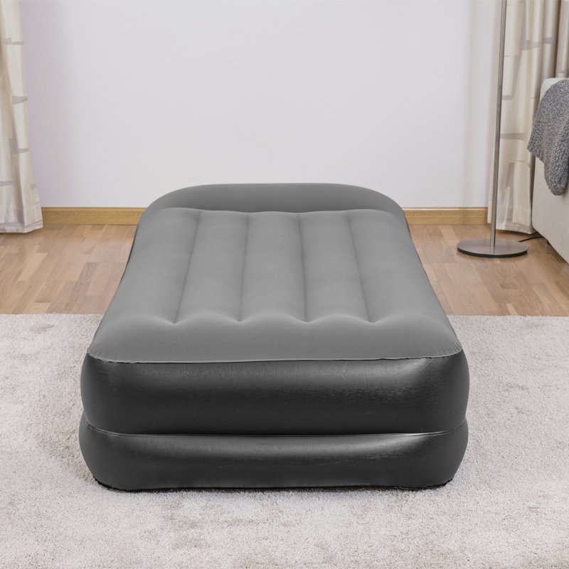 Matelas gonflable avec pompe intégrée, Simple, Noir