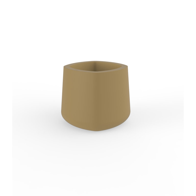 Ulm Pot Planter, Anthracite, 23.5" H x 26.75" W x 26.75" D
