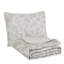 Ensemble de courtepointe à motif floral cachemire ivoire avec taies décoratives-130700707