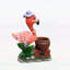 Sculpture de jardin Playful Flamingo avec pot de fleurs intégré, décoration de jardin unique et lumière solaire