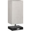 Lampe de table noire 13,4 "