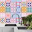 Moroccan 6'' W x 6'' L Vinyl Peel and Stick Field Tile