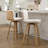 Swivel Upholstered Counter & Bar Stool With Solid Wood Frame-117007224-120328226