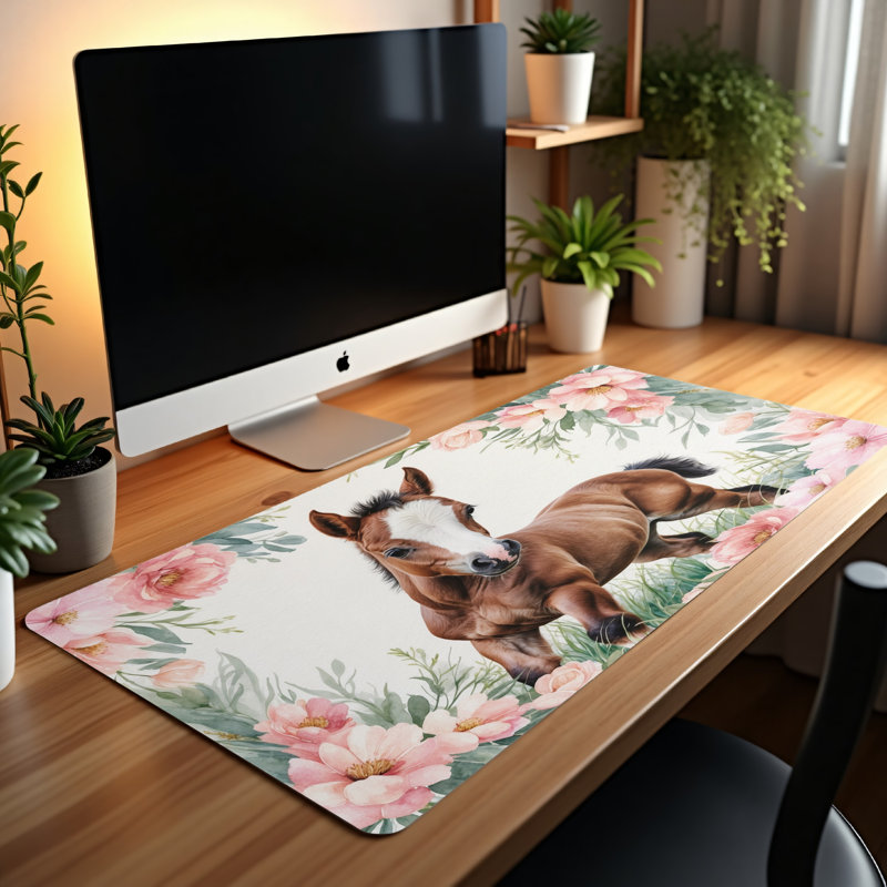 Polyester Desk Pad, 31.5x15.5