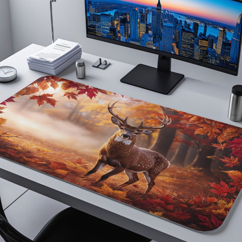 Polyester Desk Pad, 31.5x15.5
