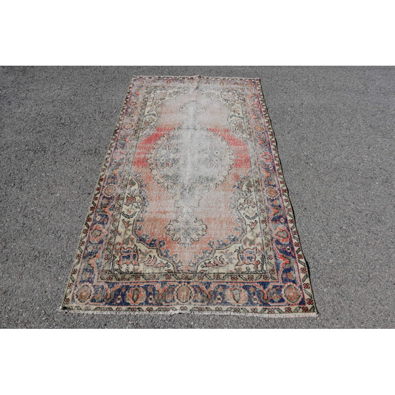 Tapis Boho, tapis rouge 3,6 x 6,7 pi, tapis de cuisine, tapis moderne, tapis turc, tapis rétro